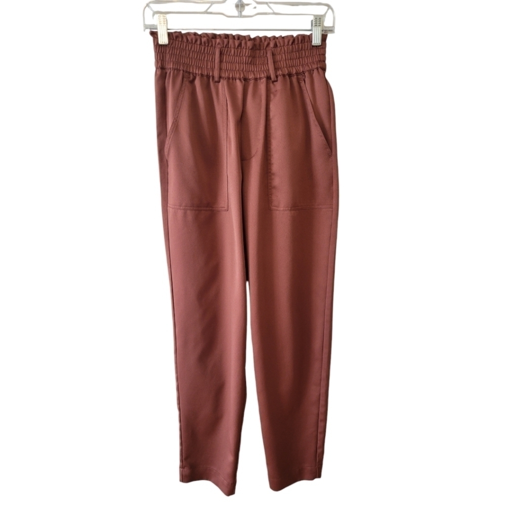 Abercrombie and Fitch Terra Cotta  Matte Satin Pants Size‎ Small